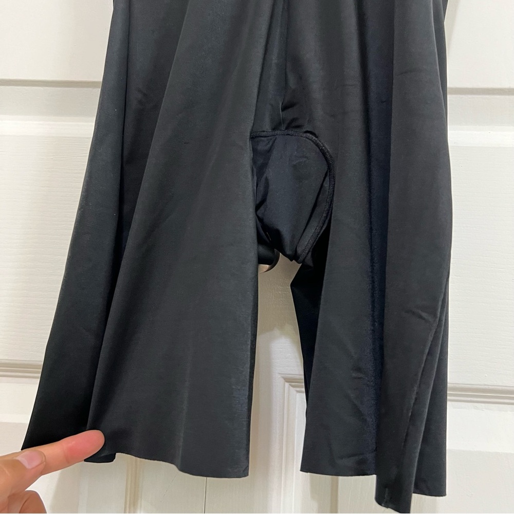 Spanx Suit Your Fancy Strapless Mid-Thigh Cupped Body Suit in Very Black Size XL - Picture 8 of 13